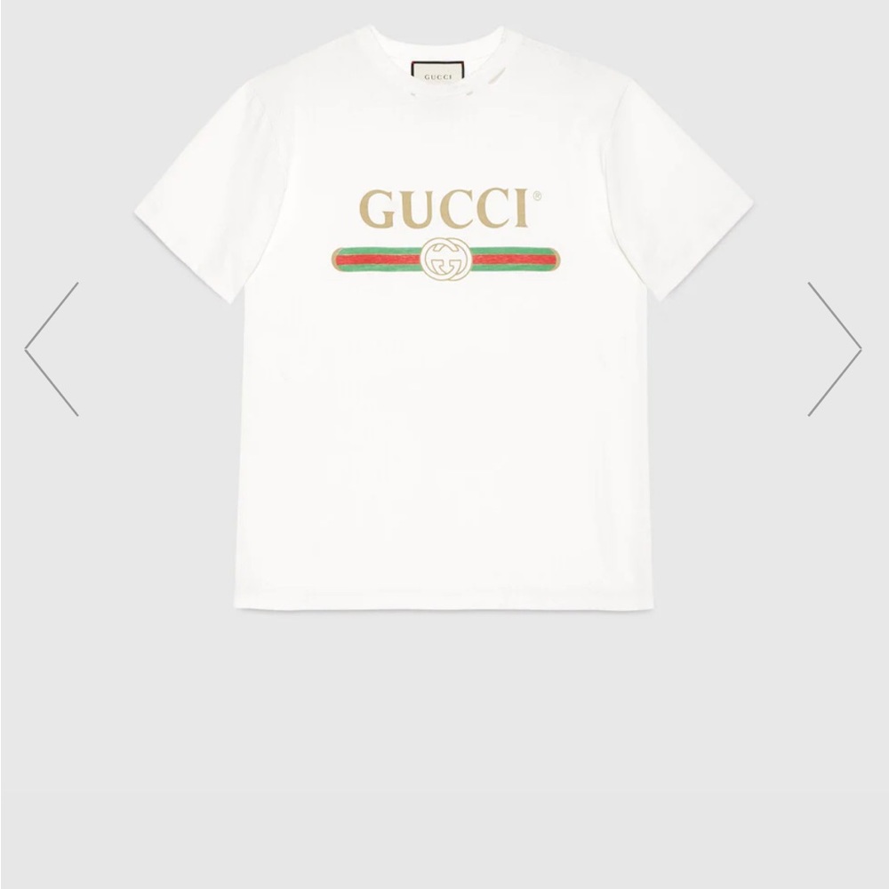 Gucci oversized tshirt with Gucci logo